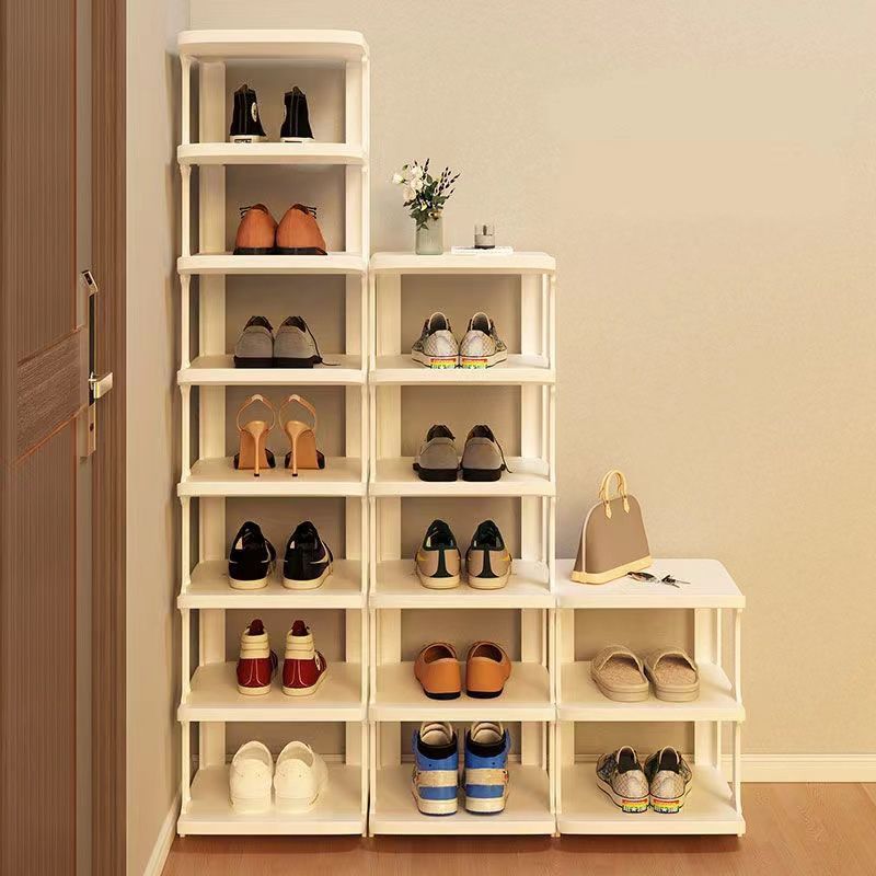 Douyin simple dust-proof dormitory, small and space-saving, multi-story, door-to-door, corridor shoe cabinet, shoe storage and storage shoe cabinet details Picture