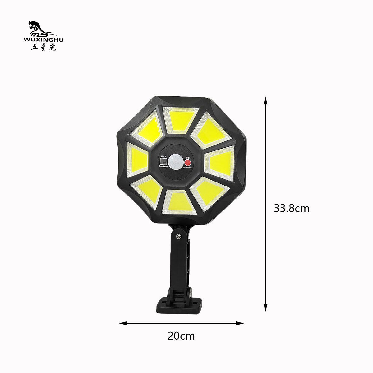 Solar sensor lights, villa courtyard lights, solar wall lights, outdoor garden LED sensor lights, lighting fixtures details Picture
