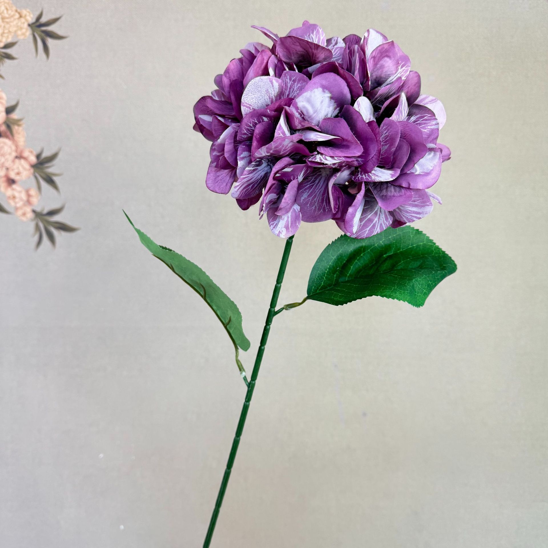 仿真花DIY发饰配件/仿真花/5朵塑膠花/假花/假花批发细节图