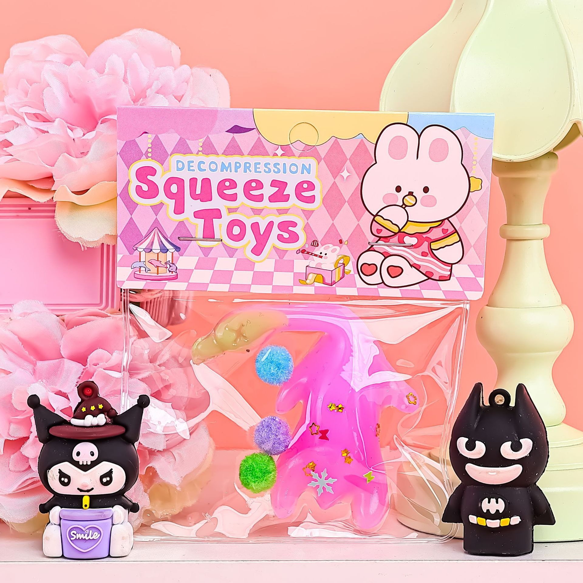 Xiaohongshu's best-selling light-transformed roast duck, crooked-neck duck TPR, a mini, cute and educational bubble toy for stress relief Specification image