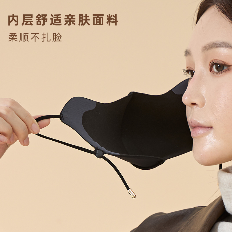 防尘口罩实物图