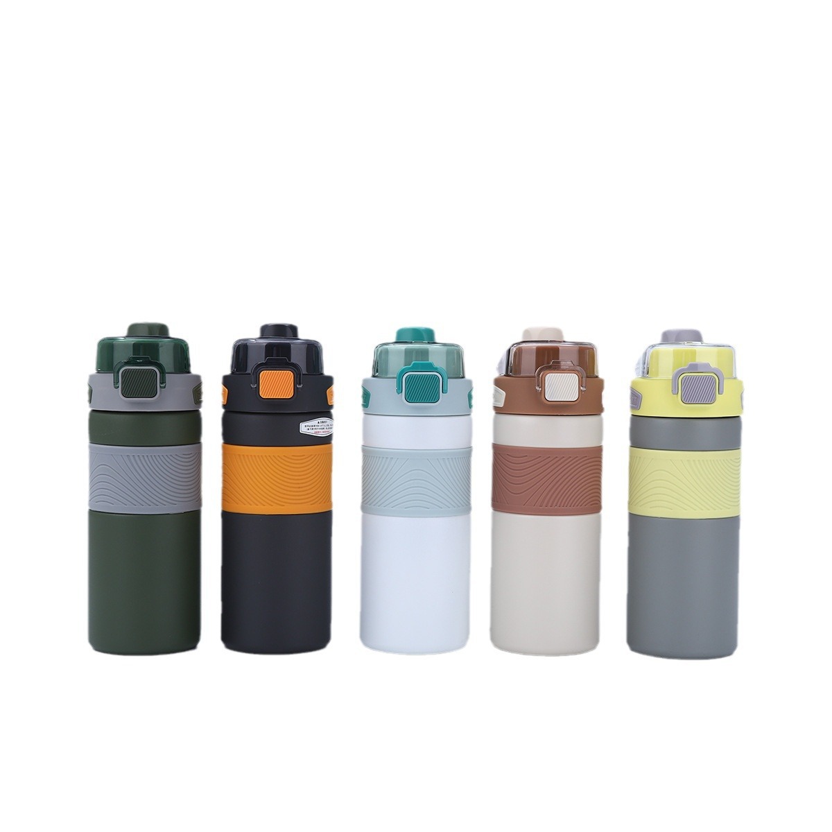 Amazon's best-selling 316 stainless steel insulated cup, outdoor sports water bottle with handle, portable double-drinking cup and straw Item Picture