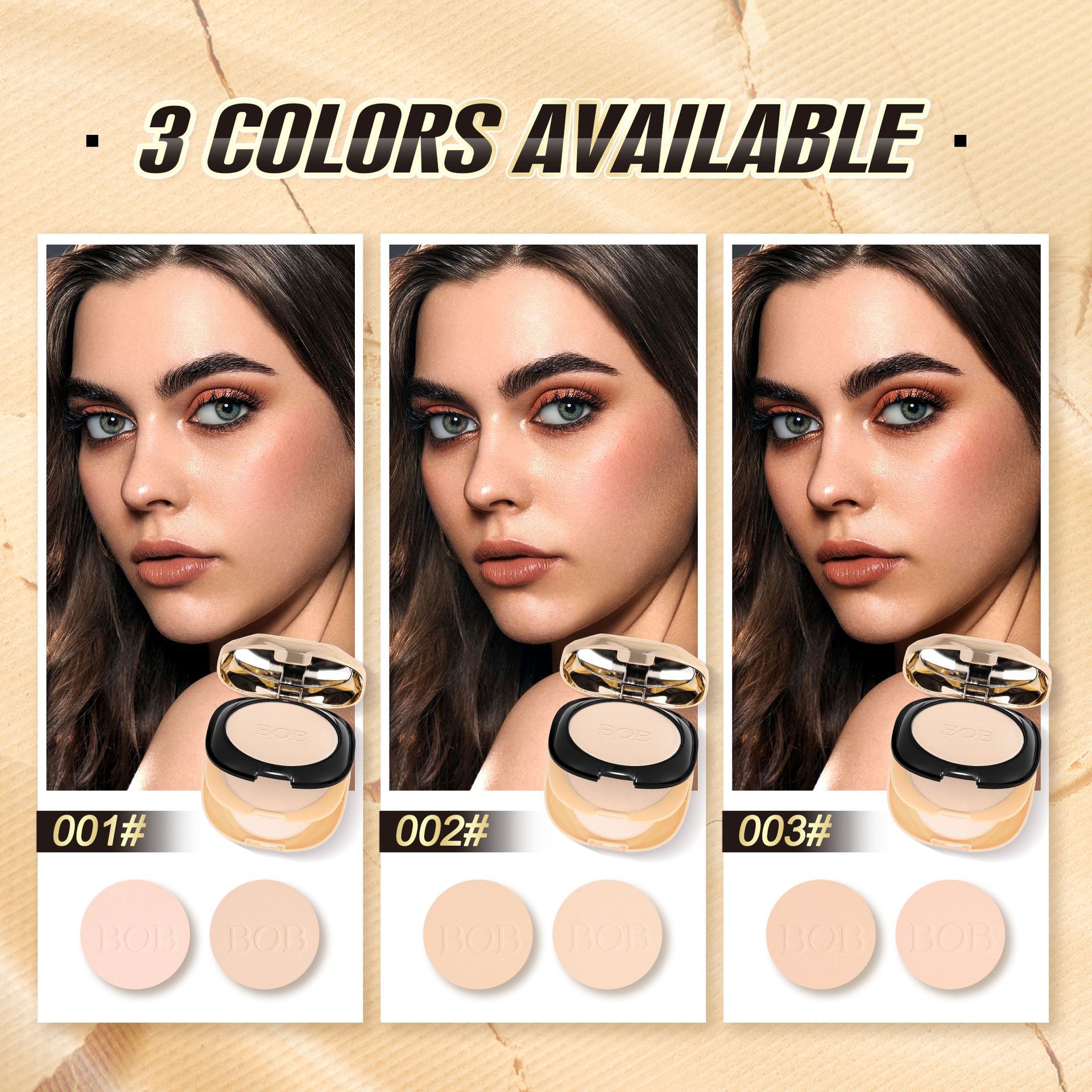 SEVENCOOL/施华寇/闪粉珠光粉/粉饼包材/Novo白底实物图