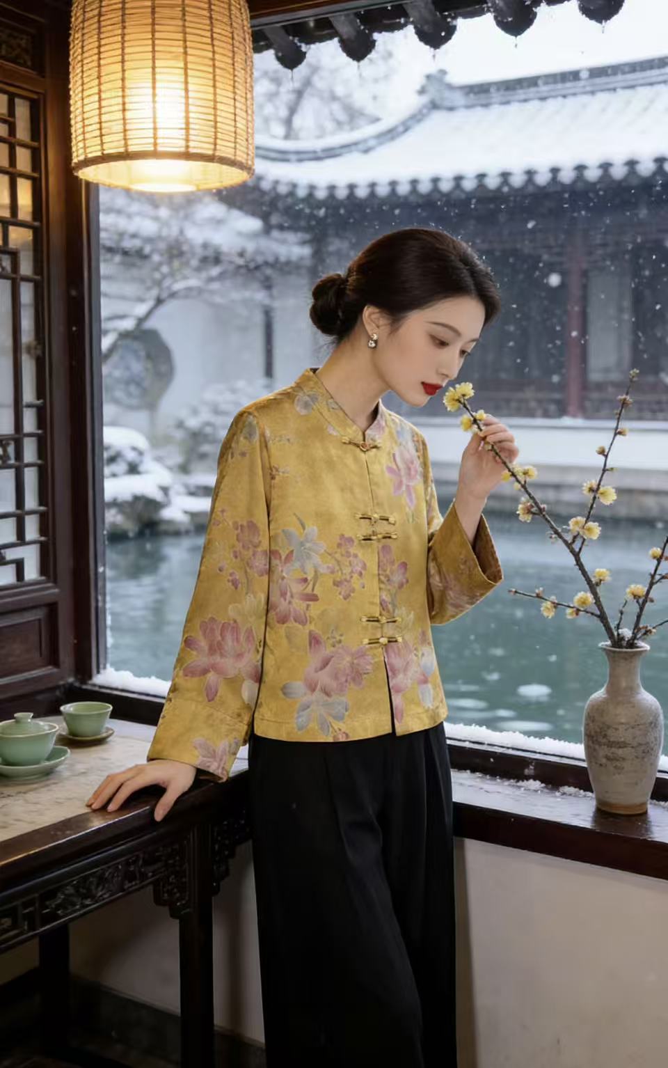汉服/禅茶服/禅舞服实物图