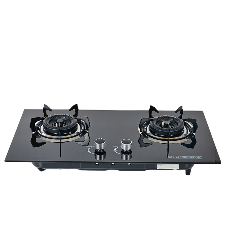 厨具炉具跨境批发燃气灶嵌入式两眼煤气灶台嵌两用液化气灶玻璃炉