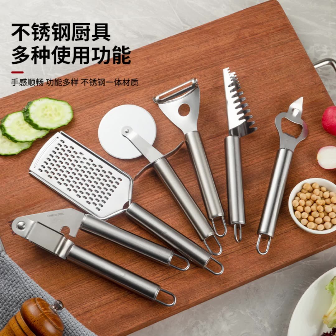 Cross-border best-selling new knife set of 20 pieces, non-stick pan high-temperature resistant kitchen silicone kitchenware combination Application Scenario