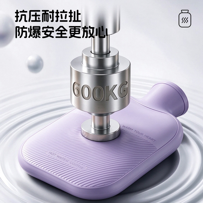 Water-filled hot water bag, cartoon and cute for warming the belly, explosion-proof hot water bag, hot compress hand warmer, skin-friendly rabbit flu-like foot warmer Application Scenario