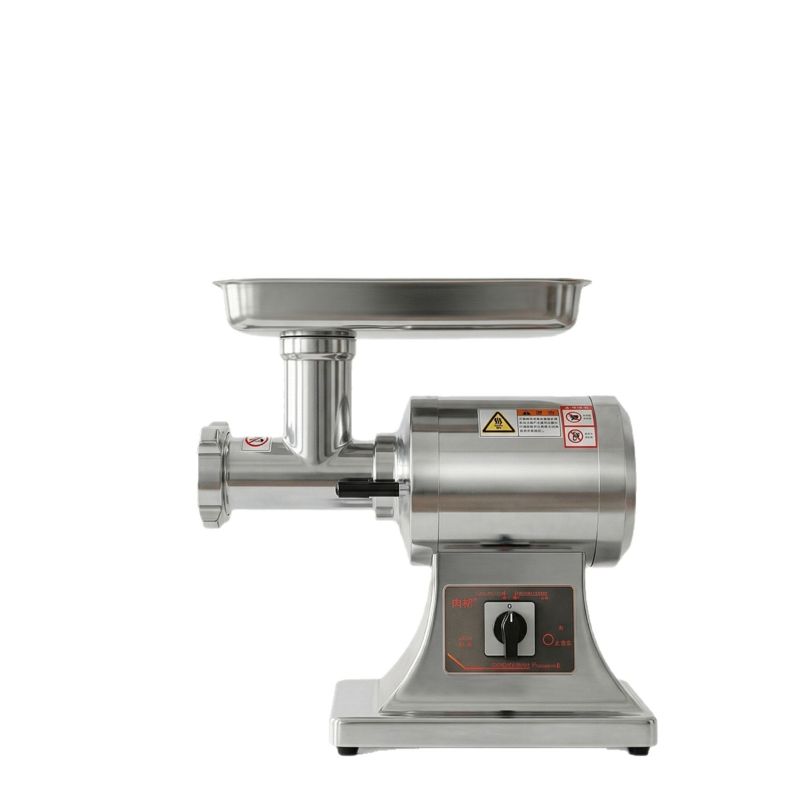 Multi-functional commercial desktop meat grinder, high-power slicing and shredding fully automatic stainless steel meat grinder for restaurants and canteens Item Picture