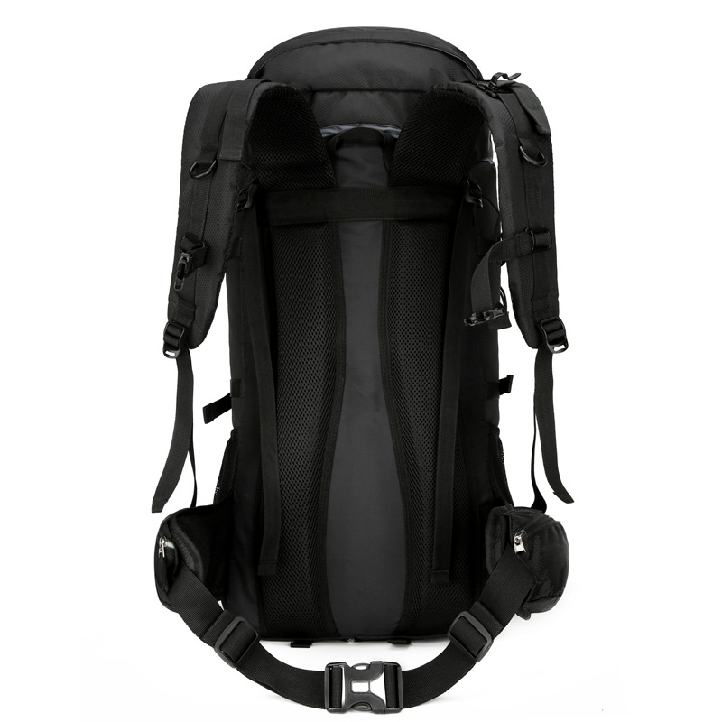 Factory direct sales of new cross-border quality nylon 60-liter large-capacity waterproof mountaineering backpack, outdoor equipment sports backpack Application Scenario