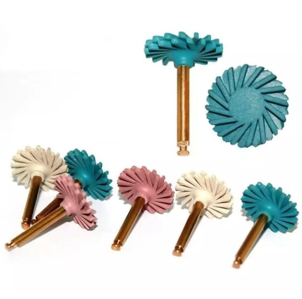 Cross-border exclusive dental and oral care materials, self-glazed polishing discs, dental composite resin polishing disc kits, polishing wheels Specification image