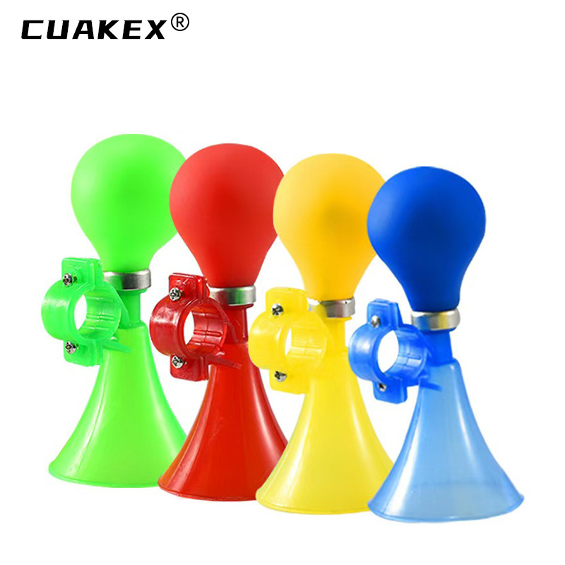 Wholesale bicycles, children's bikes, air horns, colorful mini air horns, children's bike decorations, hand-pressed horns Specification image