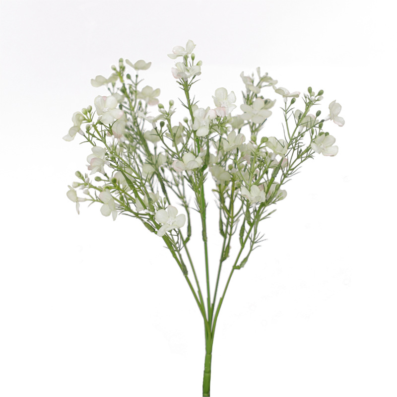 High-end wedding simulation starry sky hydrangea small bouquet, hand-held multi-head floral bouquets, InS-style small plum blossoms Item Picture
