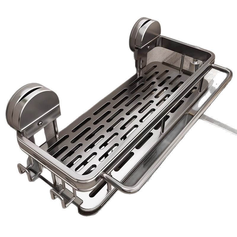 Kitchen suction cup, rag rack, draining wall-mounted multi-functional sink, storage rack, faucet, dishwashing sponge storage rack Item Picture