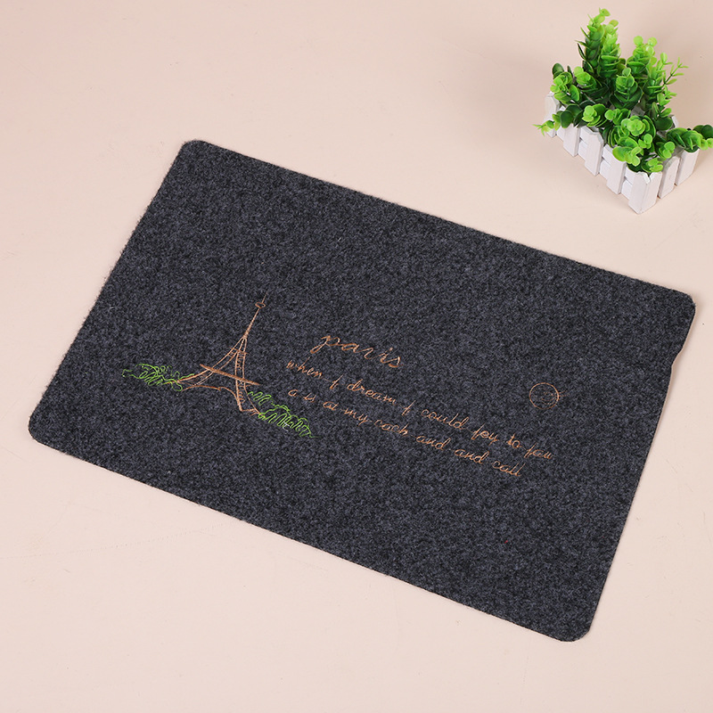 Velvet embroidery, soil scraping, sand scraping, water absorption, anti-slip and dust-proof floor MATS, carpets and foot MATS for the entrance room, living room, kitchen and bedroom details Picture