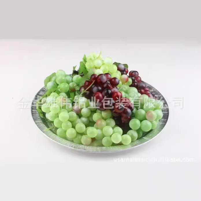 【 Factory Direct Sales 】 Supply of disposable round oil dropper trays for BBQ aluminum foil barbecue (TCH320) Application Scenario