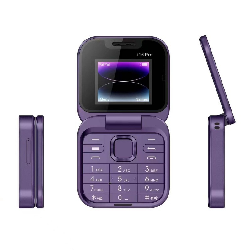 عبر الحدود I16Pro للهاتف قابل للطي مزود ببطاقة مزدوجة، جيب هاتف محمول صغير ذو غطاء قابل للطي details Picture