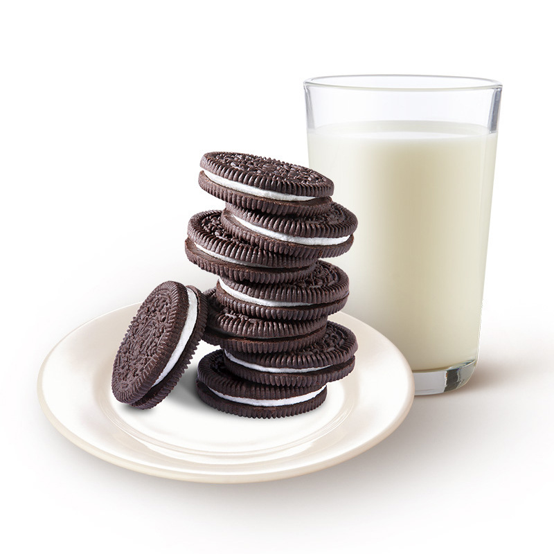 Malaysian-style Mico filled cookies mini cream black cookies 376g mini casual children's snacks Item Picture