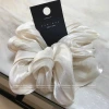 2025 New style of hair accessories from Dongdaemun, South Korea, Super large and high-quality silk gauze large intestine hair band, pig intestine fat intestine hair rope details Picture