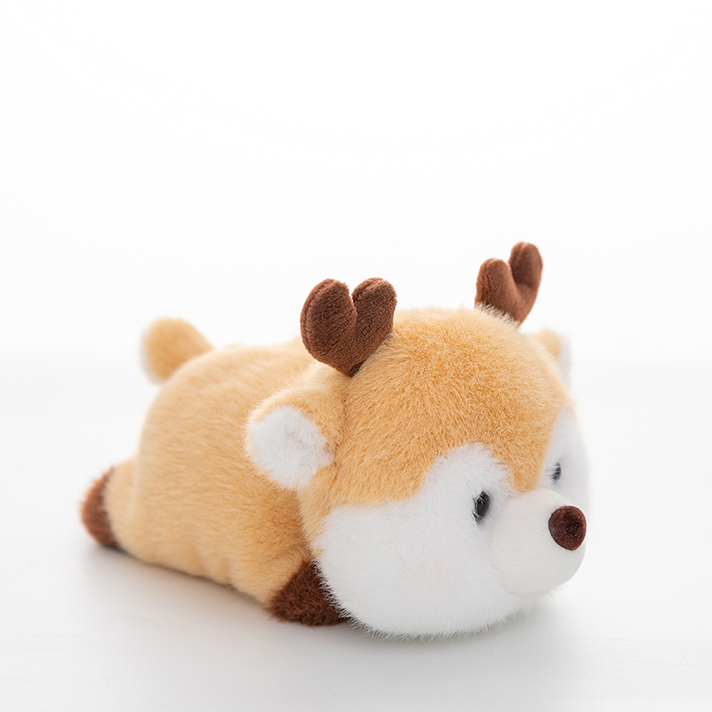 Cute and chubby face, cow plush toy, children's sleeping panda pillow, deer desk, wedding shower and spray Item Picture