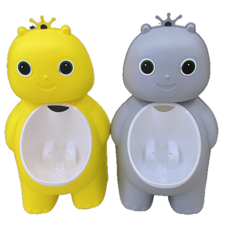 Cartoon little yellow duck milk dragon children's training standing urinal, boys' toilet bowl, wall-mounted toilet Item Picture