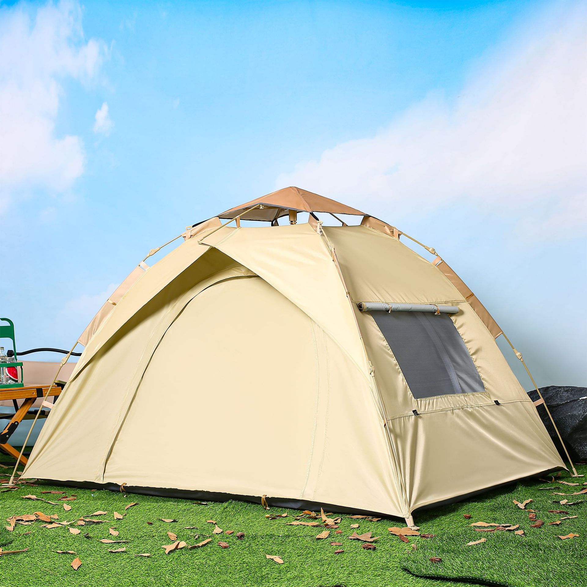 Wholesale outdoor camping tents, automatic tents, cross-border quick-opening tents, beach sunshade tents, gift manufacturers Application Scenario