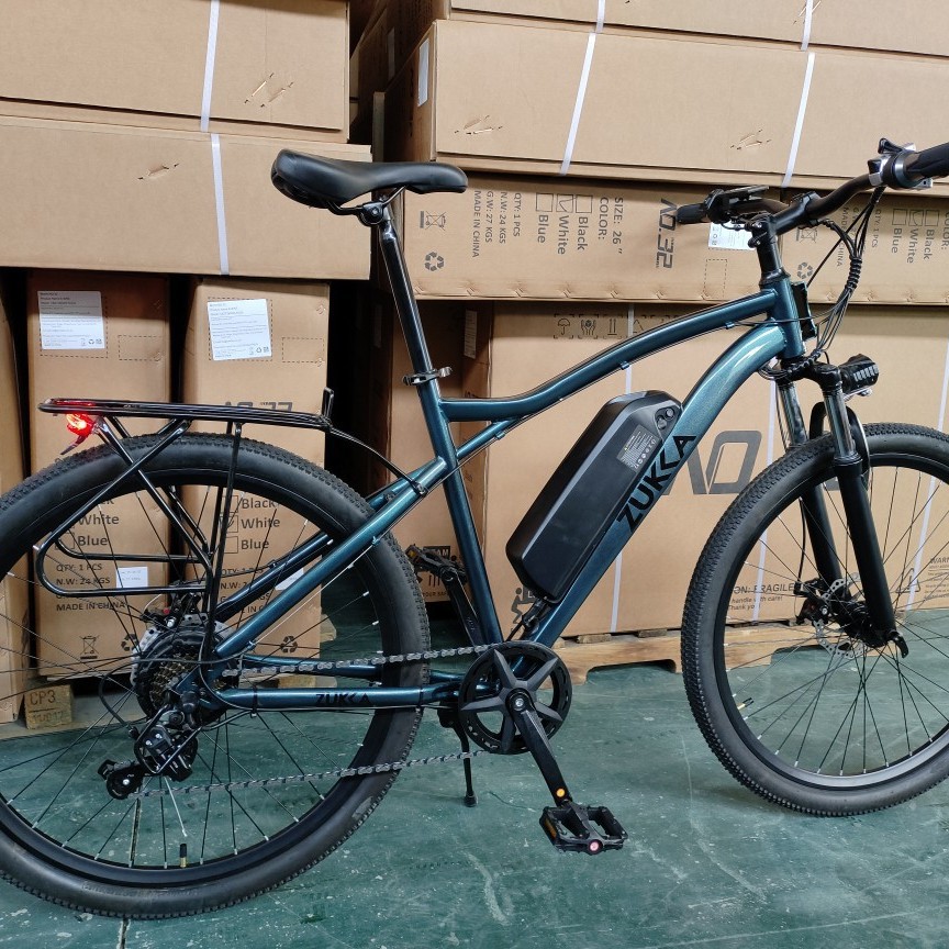 The new men's ebike model in 2025 features a new type of lithium battery, which is an intelligent new energy source for adult mountain bikes with variable speed details Picture