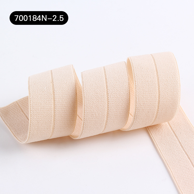 Factory direct sales: 2.0 threaded edge high-elasticity elastic band underwear, bras, down jackets, webbing weaving Item Picture