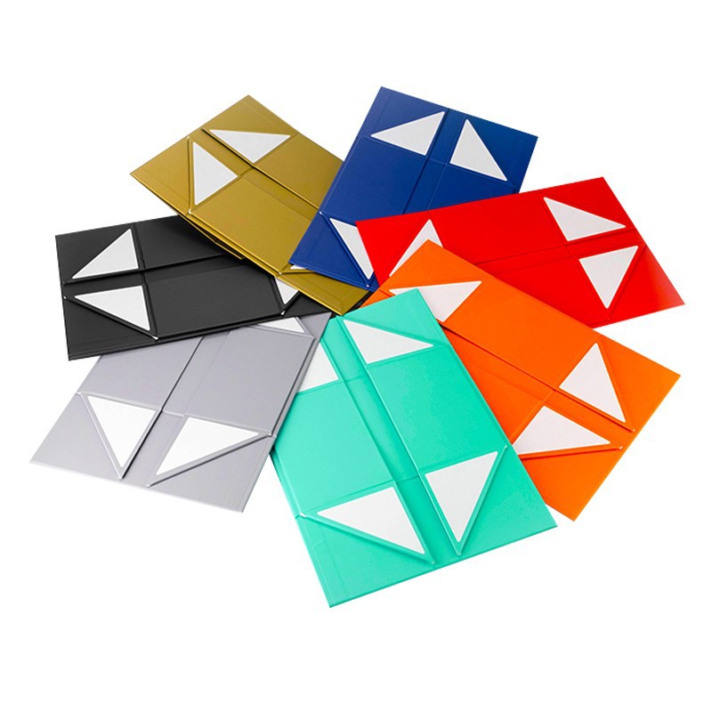 White seven-color folding gift box with printing and transportation space, flip-top gift box, in-stock packaging paper box Item Picture