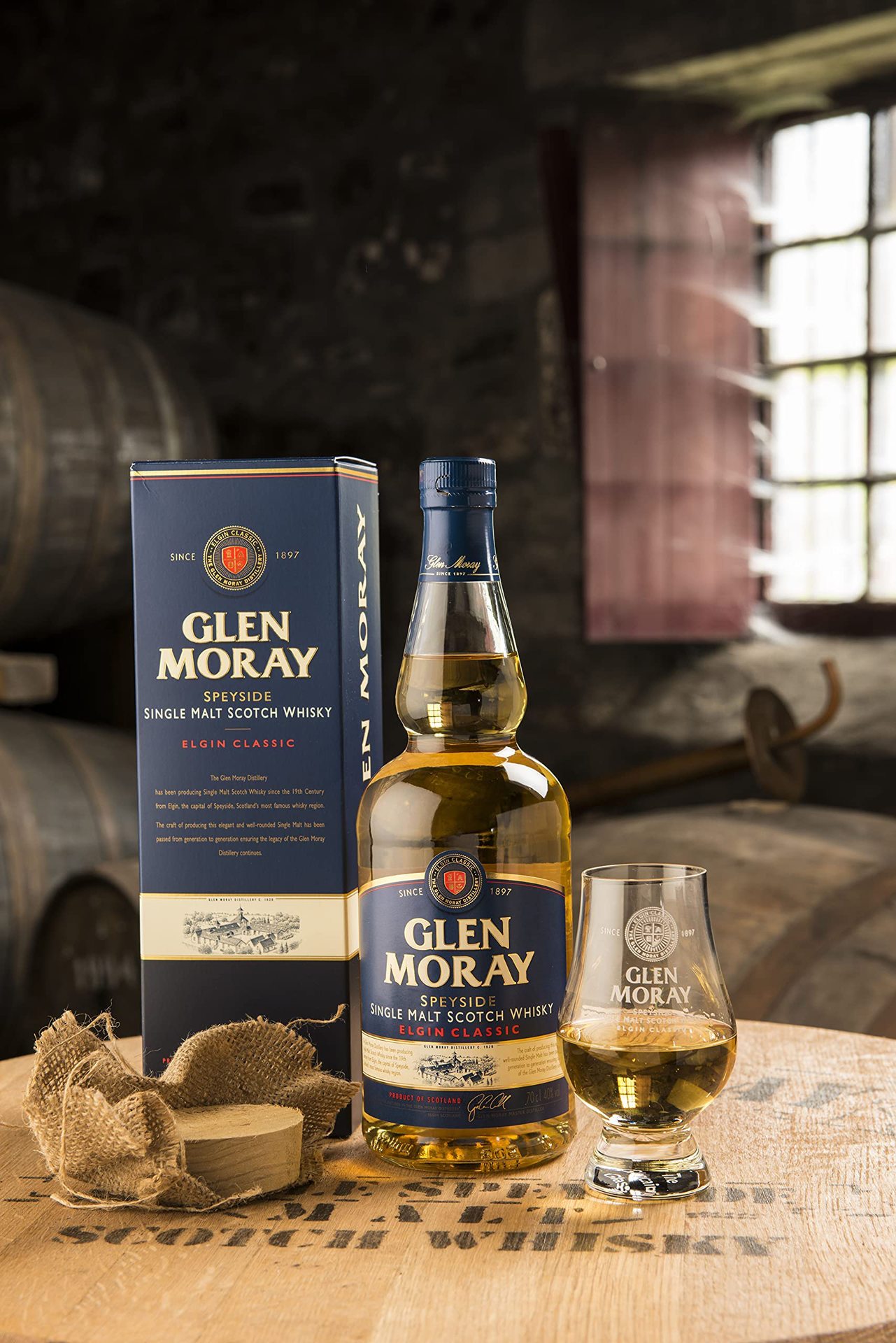 Glenmorise Pese Single Malt Whisky 1000ml, imported from the UK Specification image