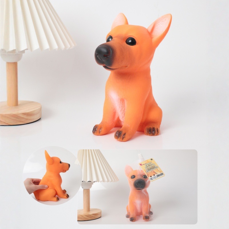 Cross-border new series of dog series artistic animal pvc statues, creative stress-relieving toys, desktop ornaments, relieve stress