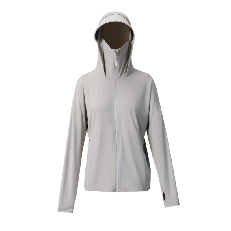 Ice silk hooded sun-protective clothing, thin outdoor wear, sun-protective clothing for women, loose summer 2025 new style cardigan Application Scenario