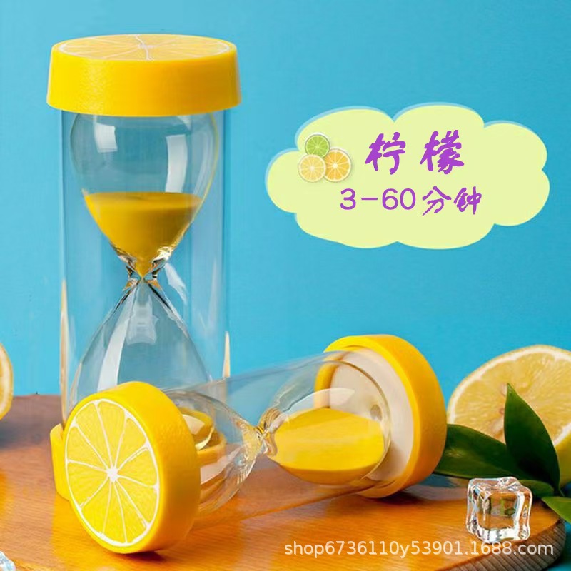 Hourglass timer for children, anti-drop // minute self-discipline learning time management, flowing sand bottle for the New Year Application Scenario