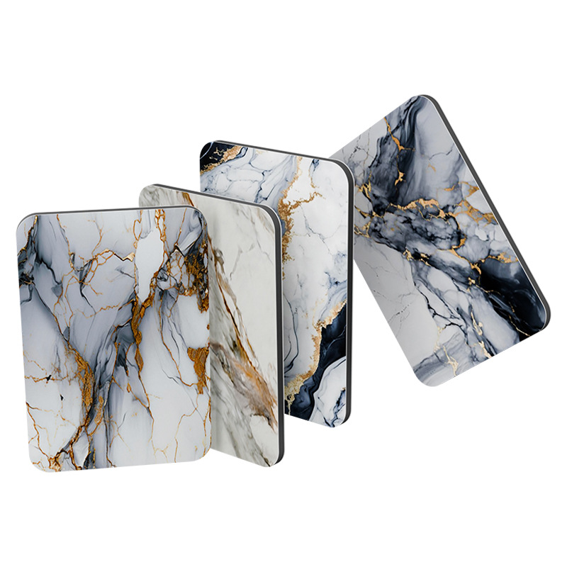 大理石碳晶板集成墙板石塑卫生间spc石晶扣板装饰板背景墙木饰面白底实物图