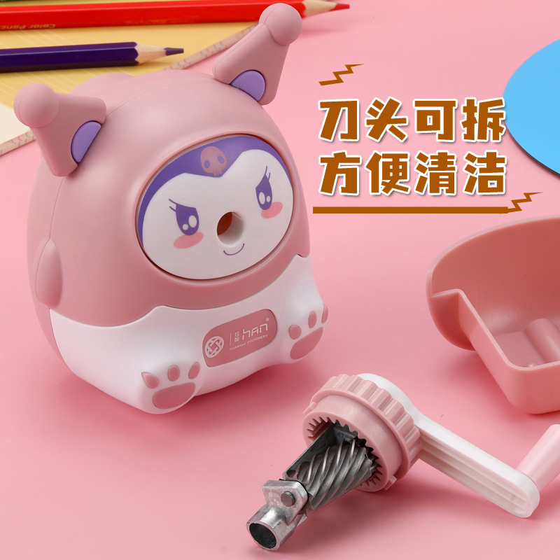 Children's creative portable automatic pencil sharpener, cute learning supplies for students, pencil sharpener with continuous lead rotation Application Scenario