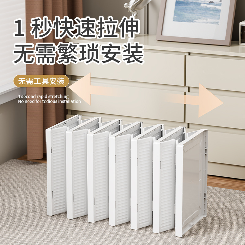 No installation required, thickened shoe box, transparent multi-layer storage box, simple home shoe rack, plastic foldable shoe cabinet with lid Specification image