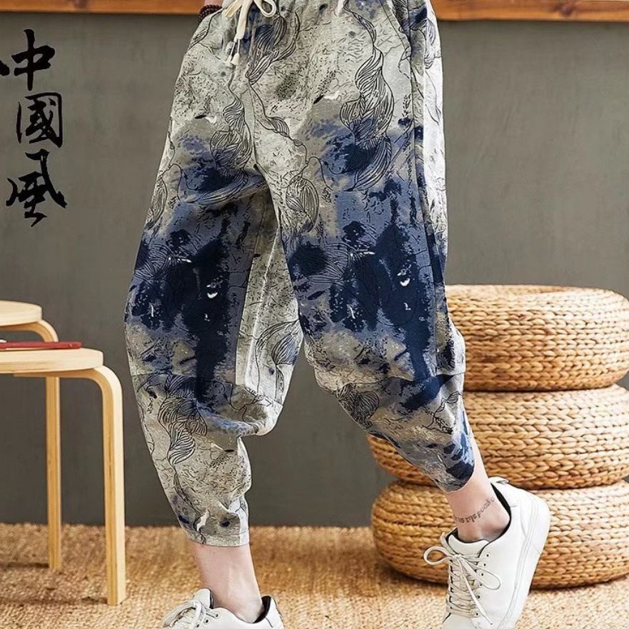 华棉运动裤/裤子/华棉裤子/冰丝防晒裤/卫裤产品图