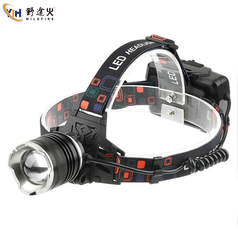 The New Type-C Charging Head-Mounted Zoom Headlight For Fishing, Ultra-Long Battery Life, And Outdoor High-Intensity P70 Searchlight