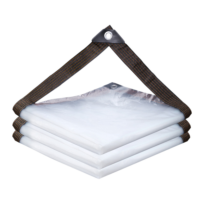Transparent thickened rainproof fabric, agricultural greenhouse flower insulation plastic cold-proof fabric, balcony light-transmitting dust-proof and rainproof fabric Item Picture