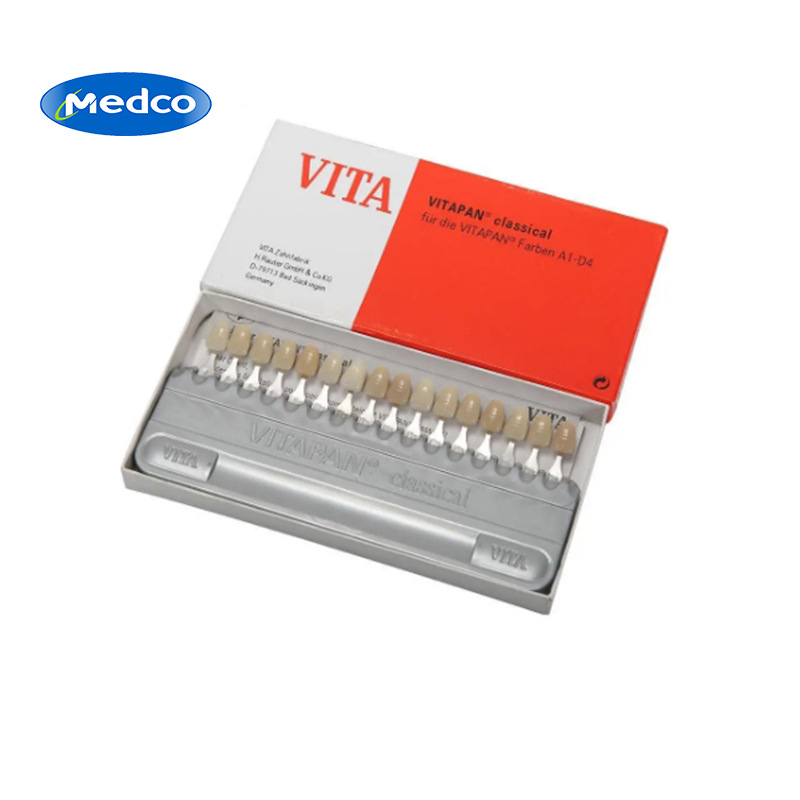 Cross-border exclusive dental 16-color colorimetric plates, dental resin material dental models, colorimetric plates, dental teaching models