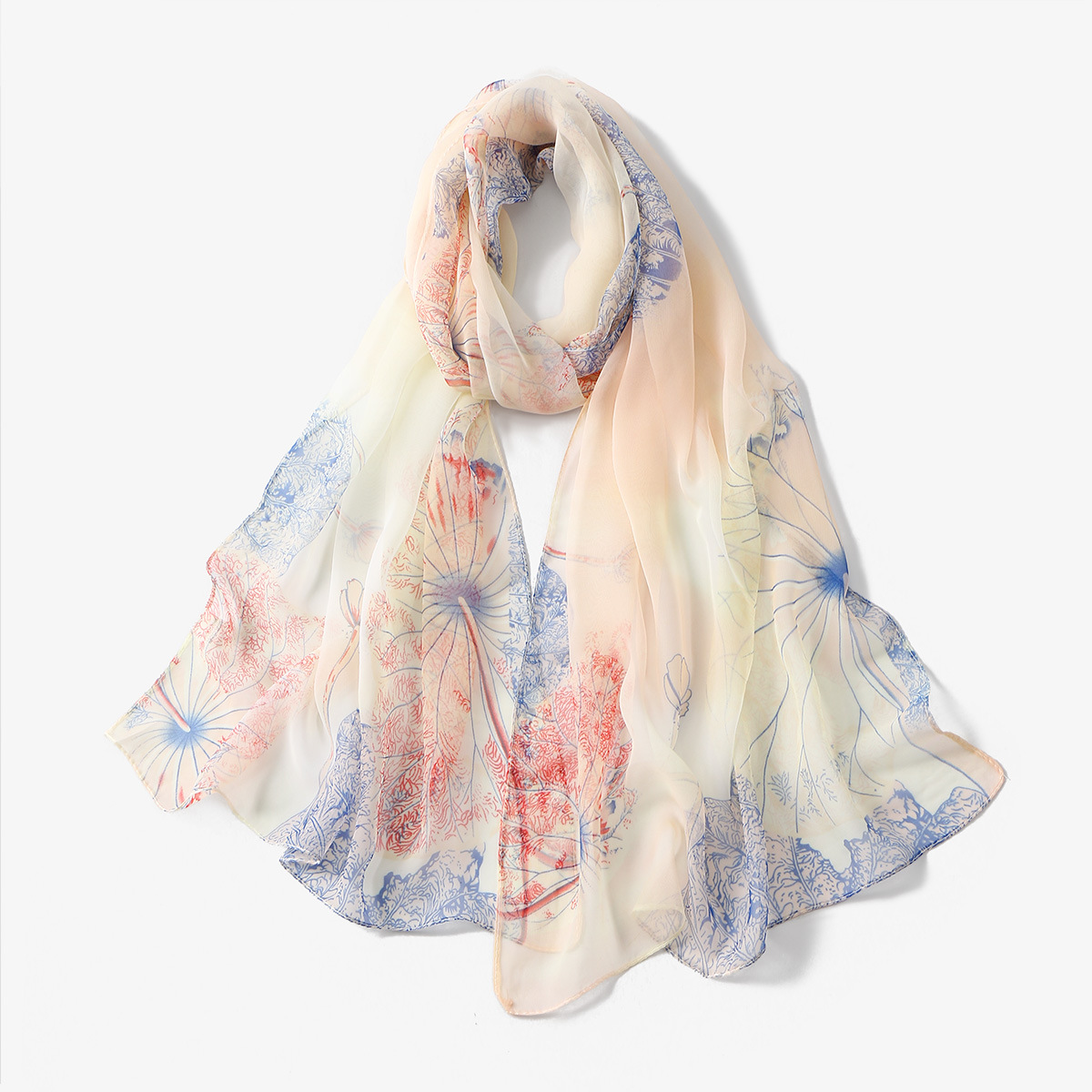 丝巾/真丝丝巾/小丝巾/国风丝巾5楼/丝巾小方巾产品图