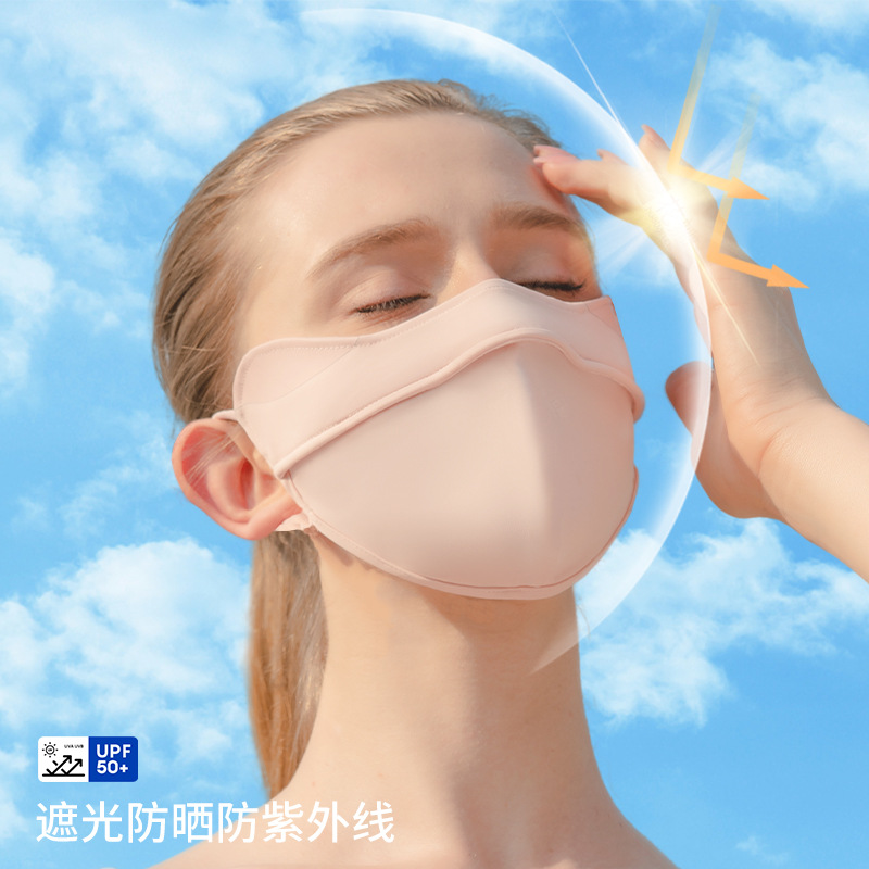 口罩/防晒口罩/防晒面纱/夏季防嗮面罩/冰丝口罩产品图