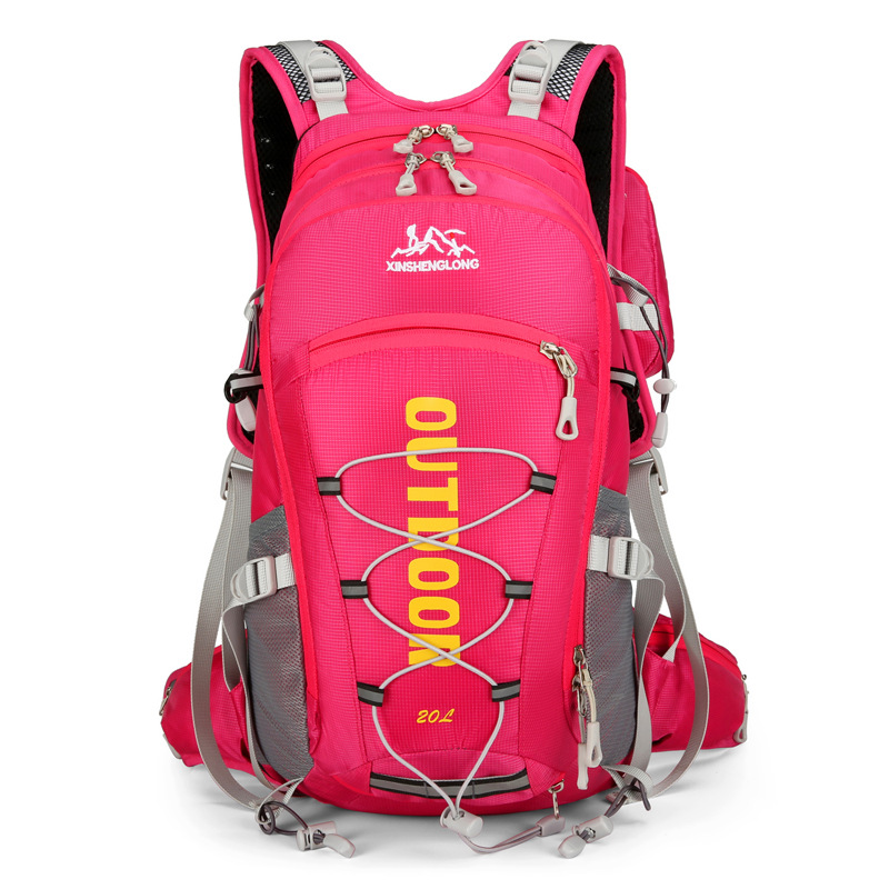 Wholesale of large-capacity portable water-resistant backpacks for outdoor travel and cycling, suspended frame travel and mountaineering bags Item Picture
