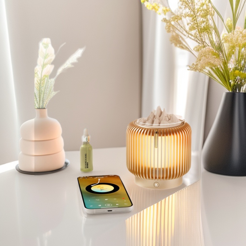 Hot-selling rotating aroma diffusers encounter Bluetooth speakers and night lights. Quality selected and directly supplied by a powerful manufacturer for wholesale. Portable