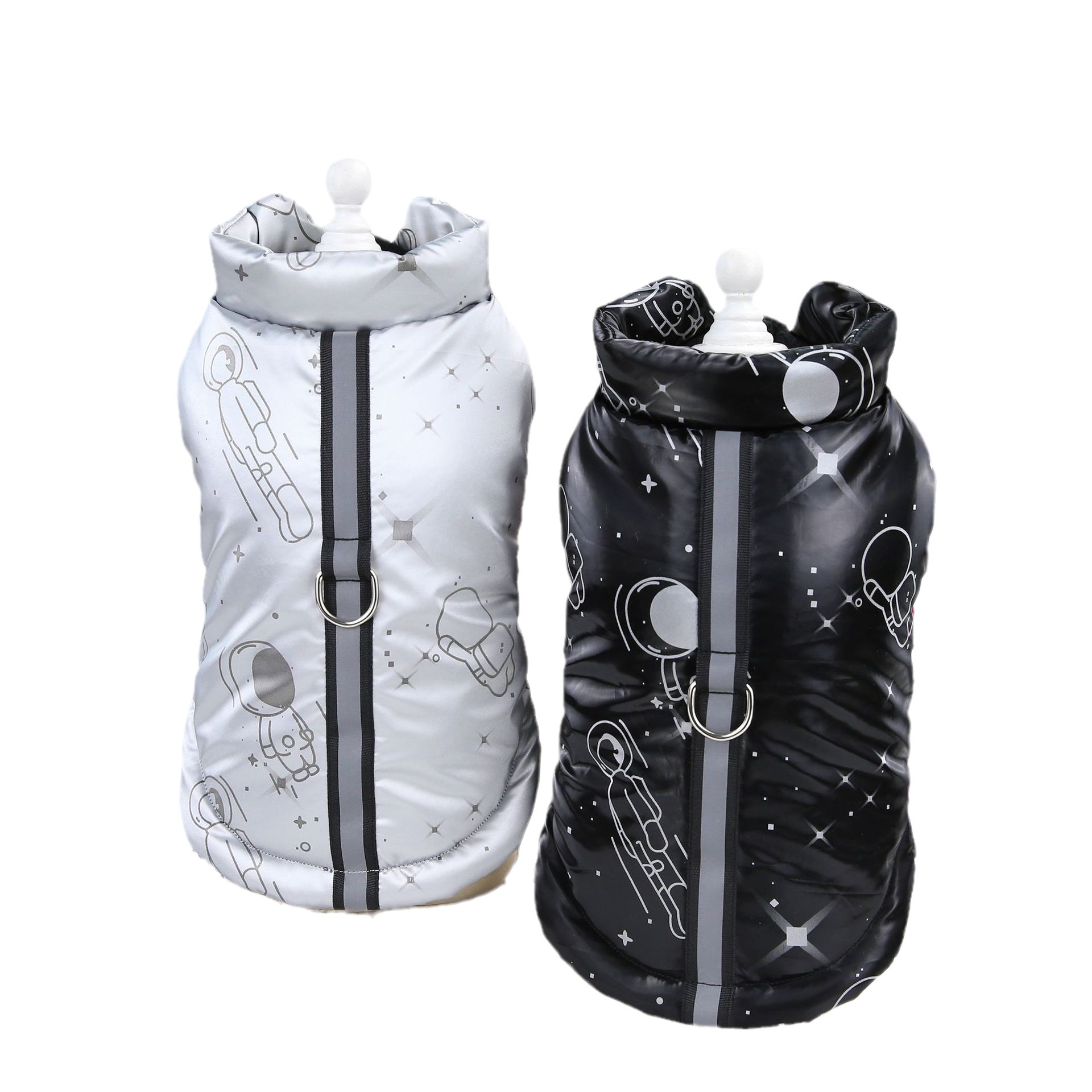 New pet clothing for autumn and winter 2023: Teddy Bear dog warm cotton-padded jacket, space travel casual cotton vest Item Picture