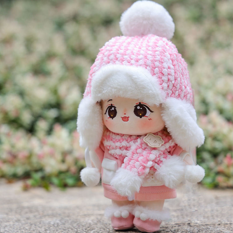 20CM无属性棉花娃娃乐集娃新款滑雪服系列娃衣套装创意可爱小娃娃细节图