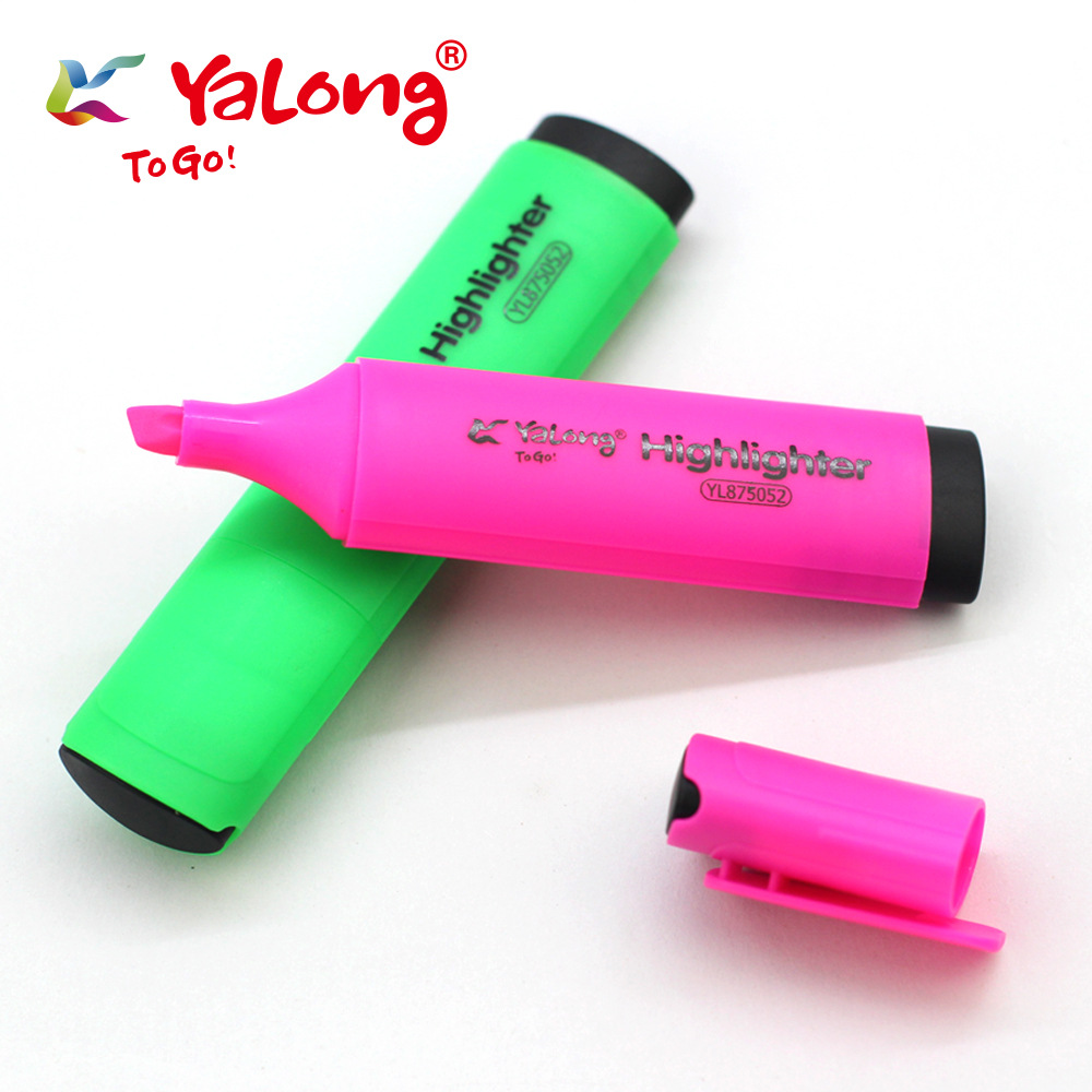 Yalong Popular Mini Packaging 4pcs Art Marker Pen Gift Box for Children and Students Brightness Highlighters Application Scenario