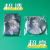 OPP transparent thickened self-sealing bag, postcard photo protection bag, badge star merchandise storage and display bag details Picture
