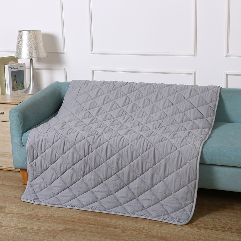 纯色水洗棉侧睡抱枕被子儿童夏凉被空调盖多功能绗缝批发产品图