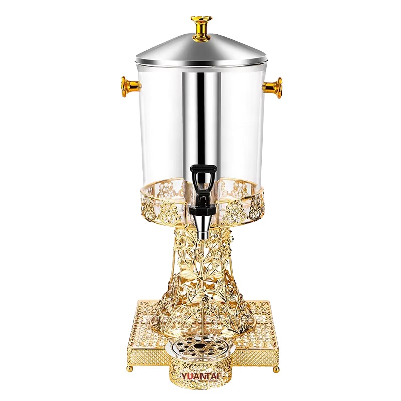 Business hotel 8L stainless steel self-service beverage juicer and cold water dispenser Specification drawing