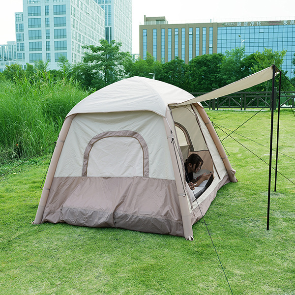 新款户外露营自动充气帐篷野外防晒便携式折叠天幕二合一速开细节图